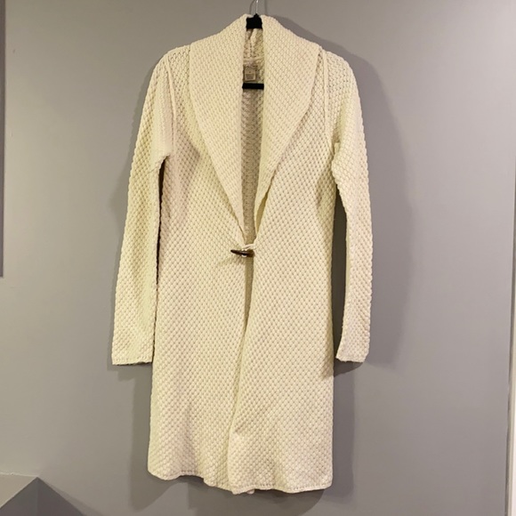 Lucky Brand Cream Cardigan - Picture 1 of 6